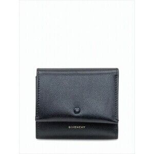 Givenchy Tri-Fold Black Calf Leather Wallet - NWT